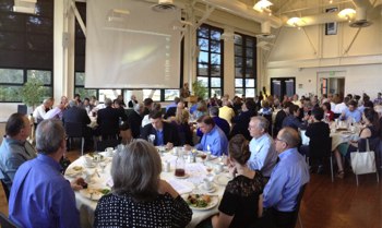 Photo of UCSC-Santa Cruz Business Council lunch.