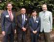 With Cabrillo College president Brian King, Watsonville mayor Antonio Rivas, and Pinghu City vice mayor Hu Shui Liang, after hosting sister city delegation