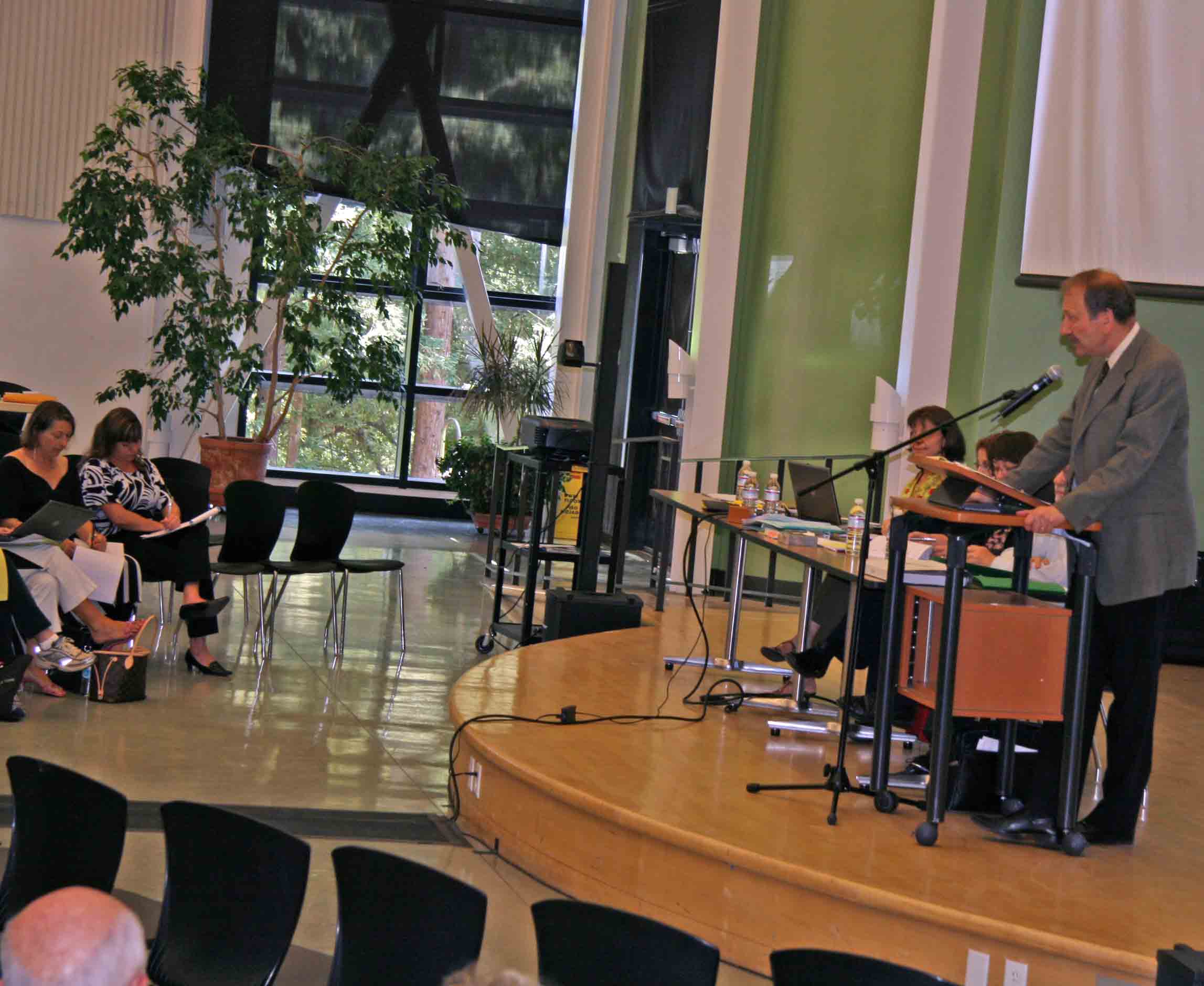 Addressing members of the UCSC Academic Senate, May 30, 2008