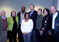 With keynote speaker Van Jones and special guests, Martin Luther King Jr. Memorial Convocation, February 12, 2009.