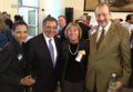 With Christina Valentino and Donna Blitzer at Leon Panetta's welcome home party in March.