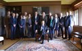 Chancellor Blumenthal with the 50th Anniversary Leadership Committee in April.