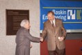 Chancellor Blumenthal with Jack Baskin in May.