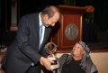 Chancellor Blumenthal with Foundation Medal recipient Toni Morrison in October. 