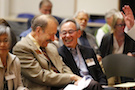 Chancelor Blumenthal and Steven Chu
